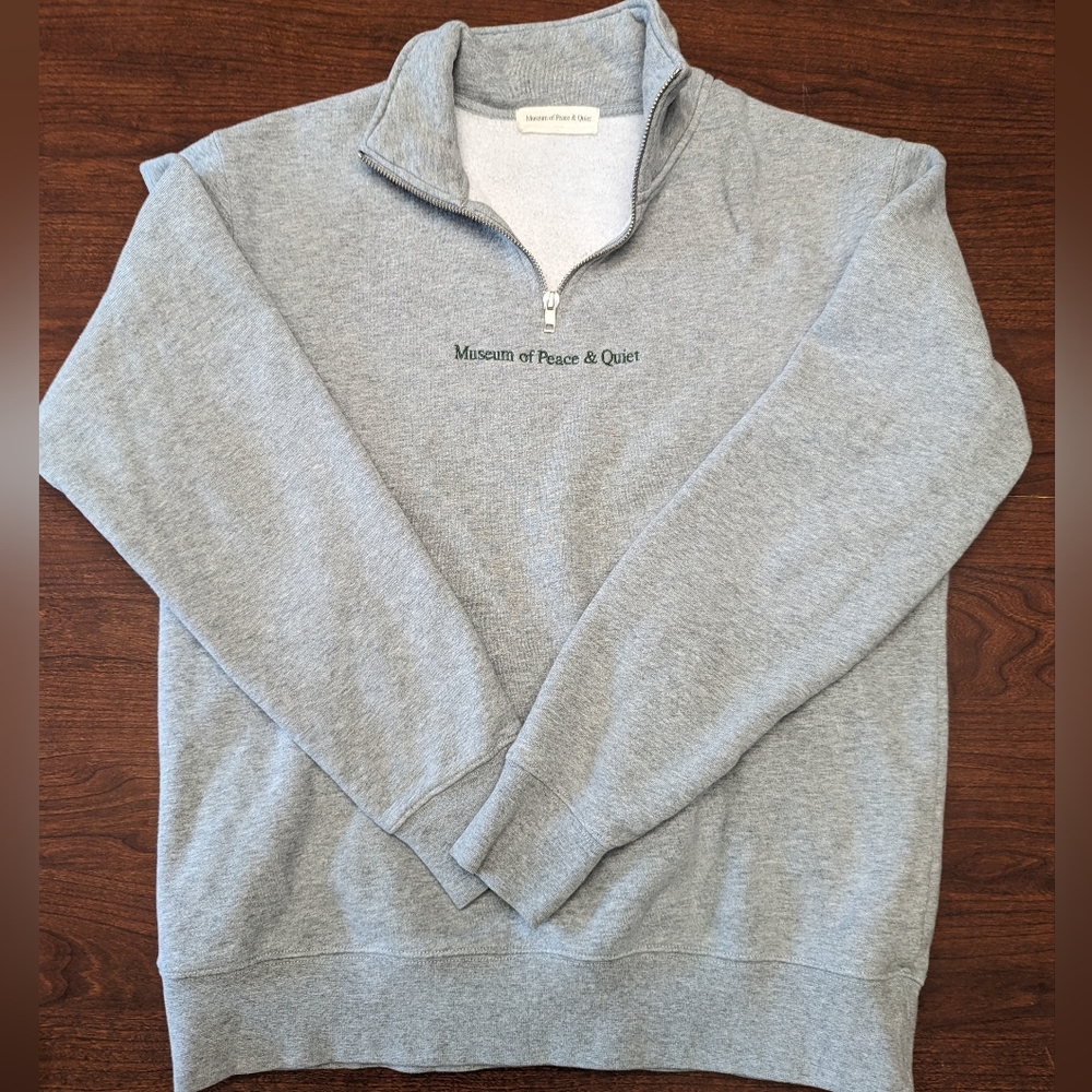 Museum of Peace and Quite Quarter Zip Fleece